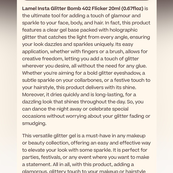 2 LAMEL BODY GLITTERS - Picture 13 of 13